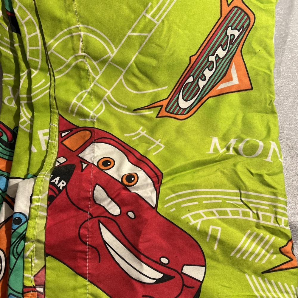 VintageDisney Pixar Cars Lightning McQueen TWIN 3 Piece Sheet Set - Picture 3 of 5